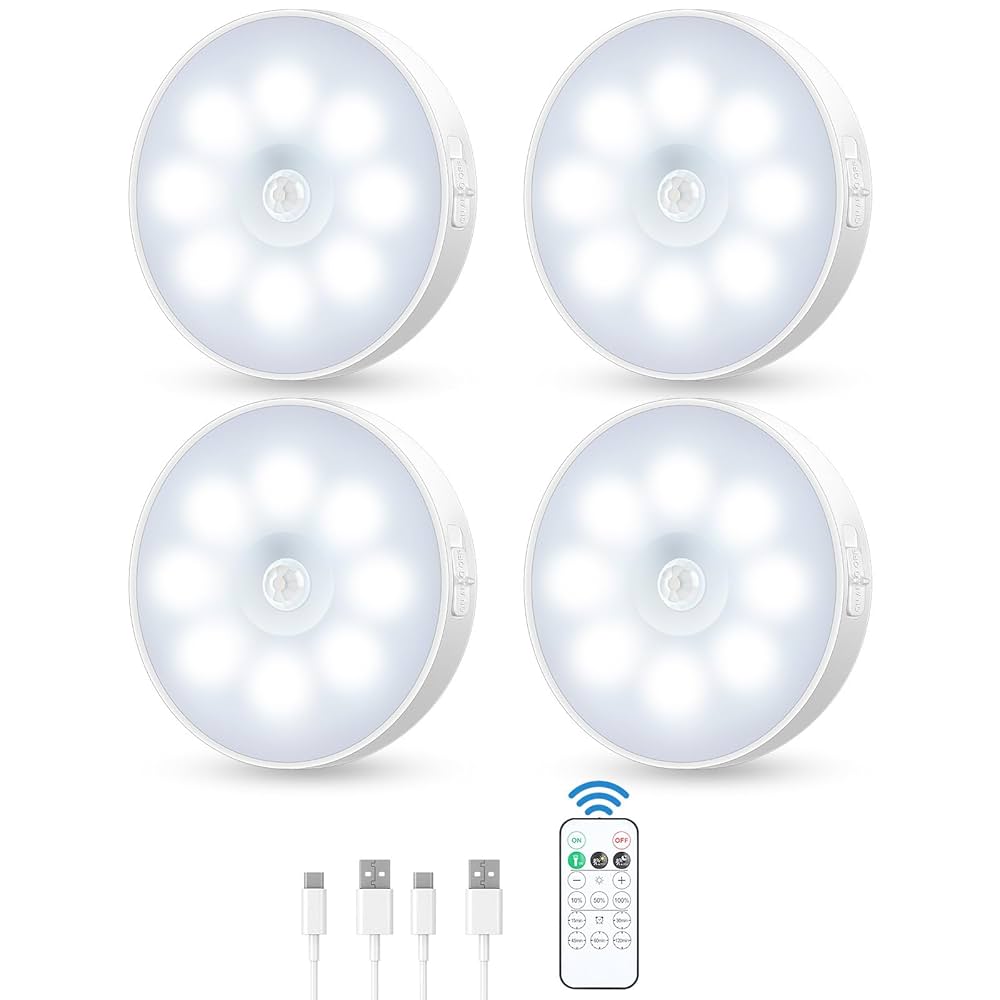 Rechargeable Motion Sensor LED Light – Wireless, Magnetic, Auto-On/Off