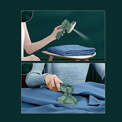 Portable Handheld Garment Steamer & Iron – Quick Heat, Wrinkle Remover for Clothes, Travel & Home Use